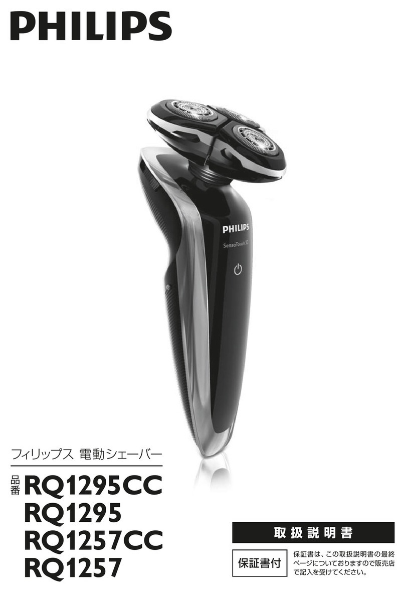 Philips RQ1295CC User manual Philips RQ1295CC User manual