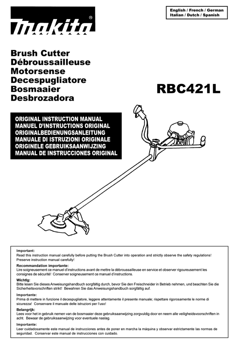 Makita RBC421L Operation instructions