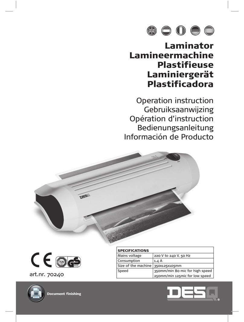 DesQ 70240 operation instruction
