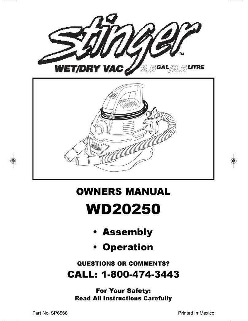 Stinger WD20250 owner's manual