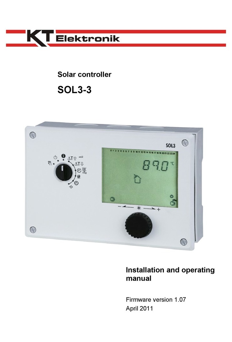 KT-Elektronik SOL3-3 Installation and owner's guide