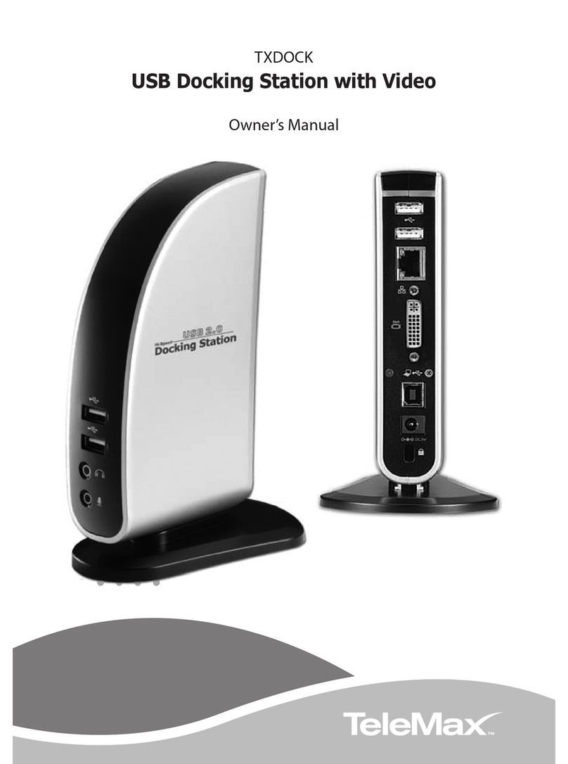 Telemax TXDOCK owner's manual