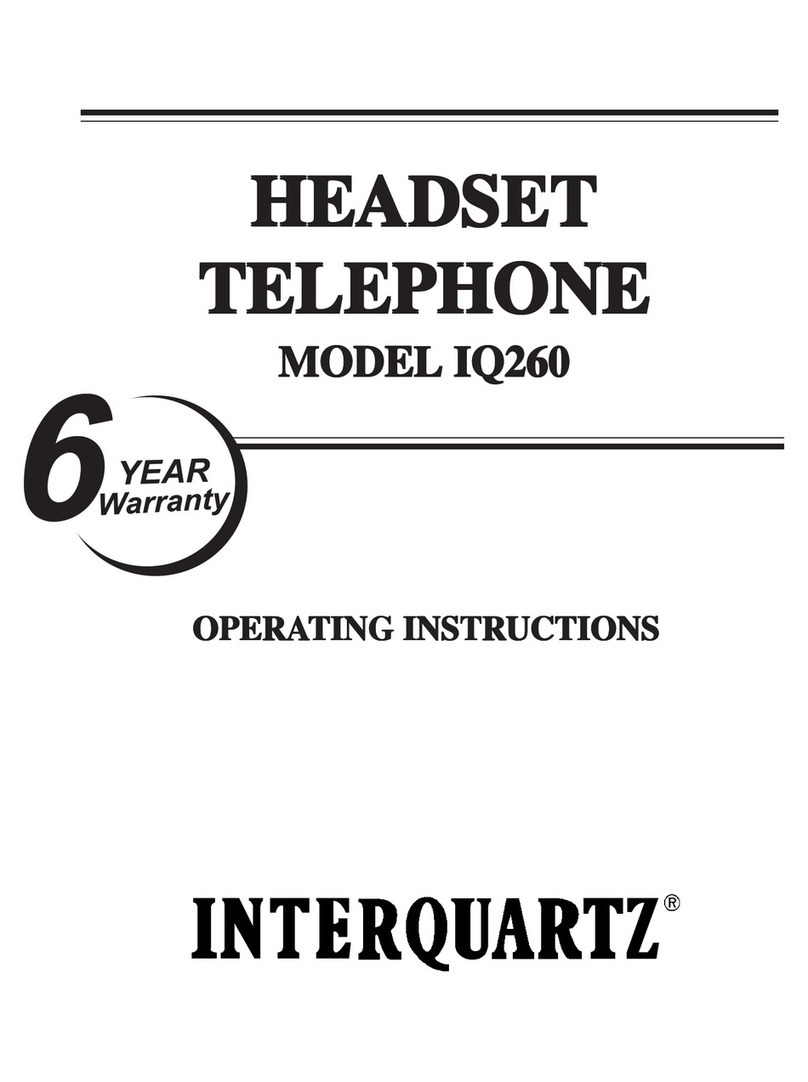 Interquartz IQ260 User manual