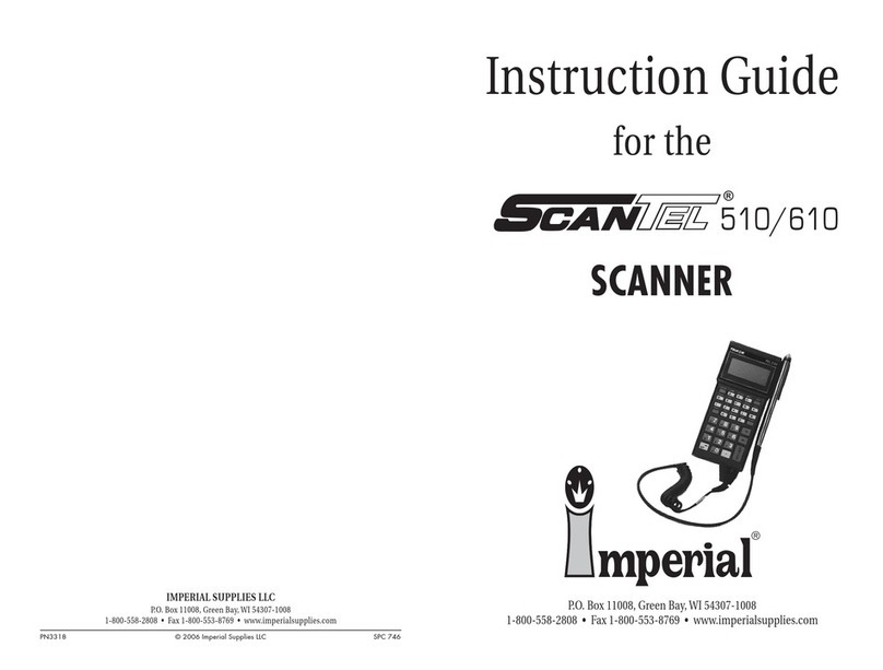 Imperial scantel 510 Instruction guide