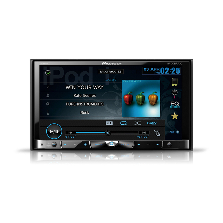Pioneer AVH-8400BT User manual