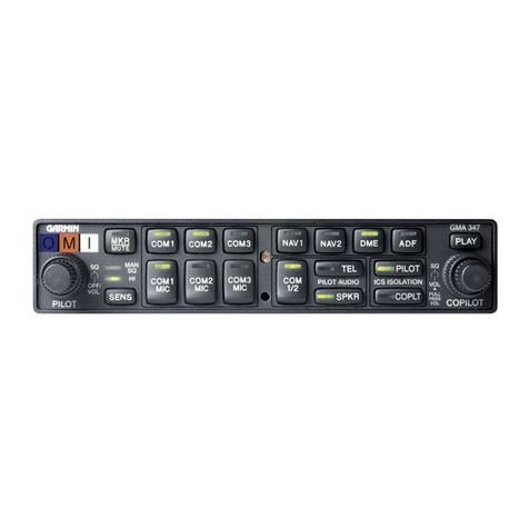 Garmin GMA 347 installation manual