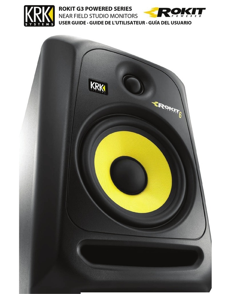 Rokit G3 POWERED SERIES user guide