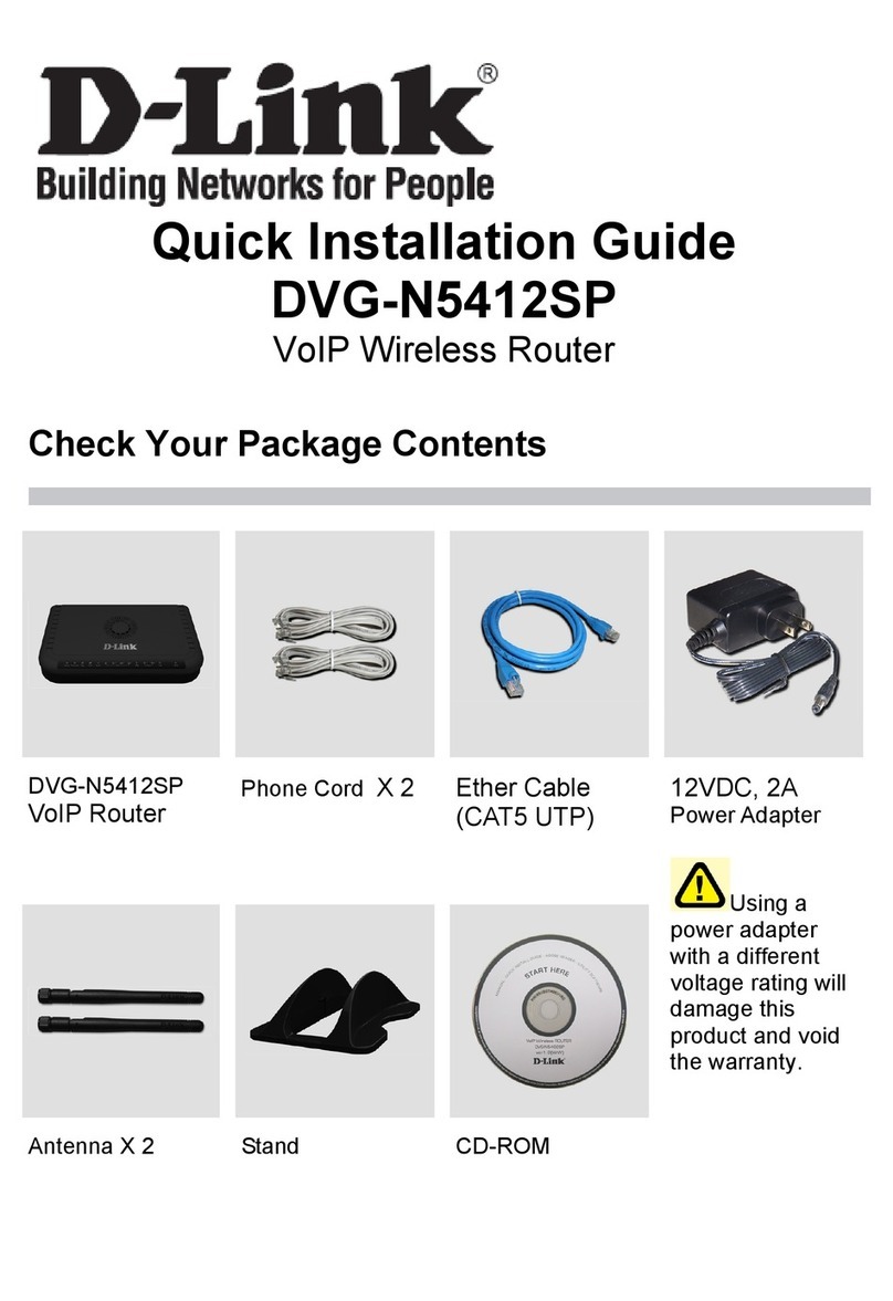 D-Link DVG-N5412SP User manual