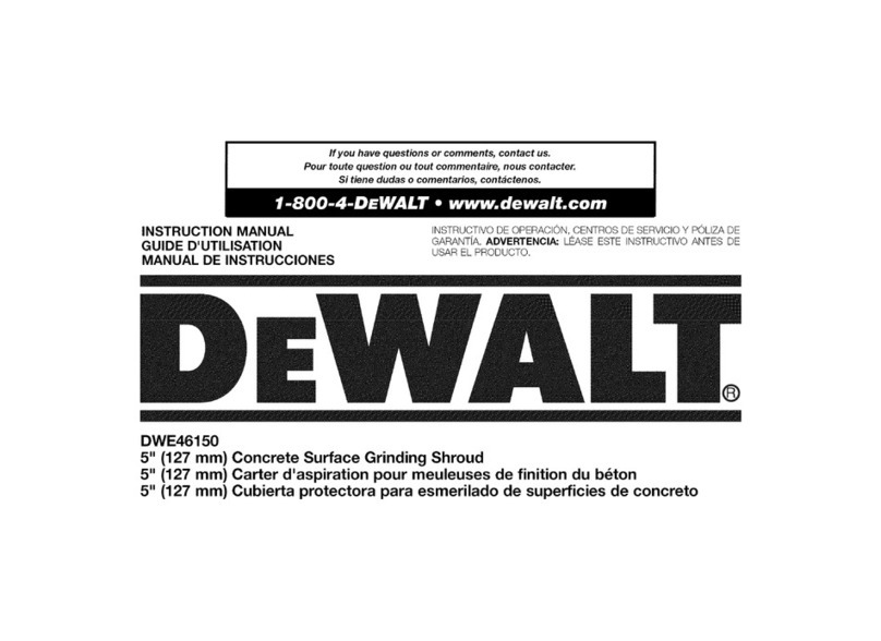 DeWalt DWE46150 User manual