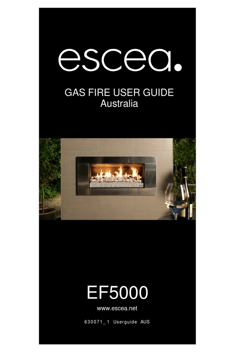 Escea EF5000 User manual