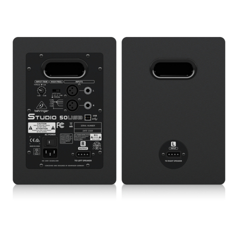 Behringer studio 50usb User manual