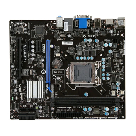 MSI H55M-E32 User manual MSI H55M-E32 User manual
