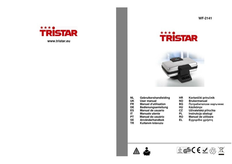 TriStar WF-2141 user manual