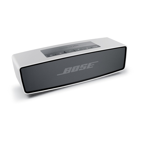 Bose SoundLink Mini Bluetooth Speaker User manual