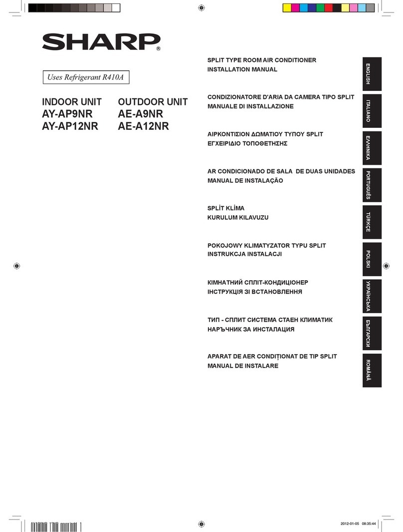 Sharp AY-AP9NR User manual Sharp AY-AP9NR User manual