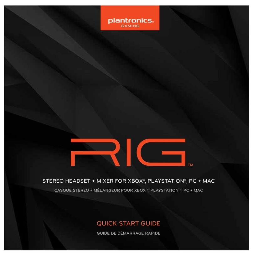 Plantronics RIG quick start guide