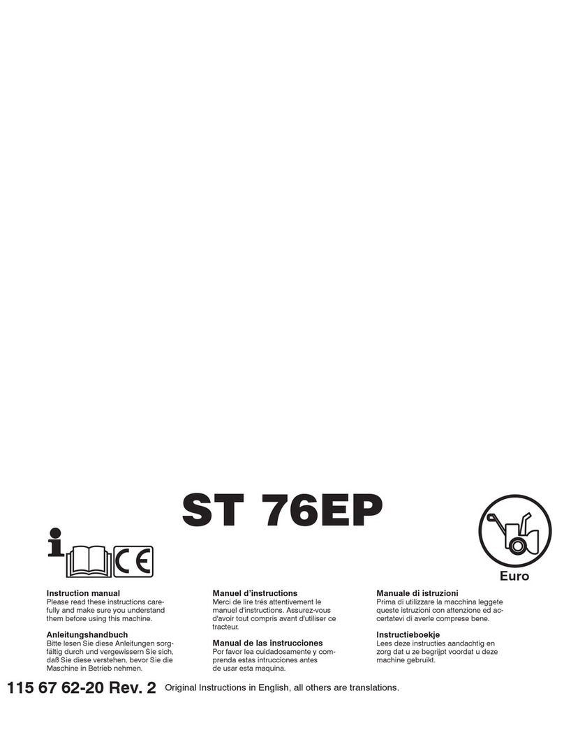 McCulloch ST 76EP User manual