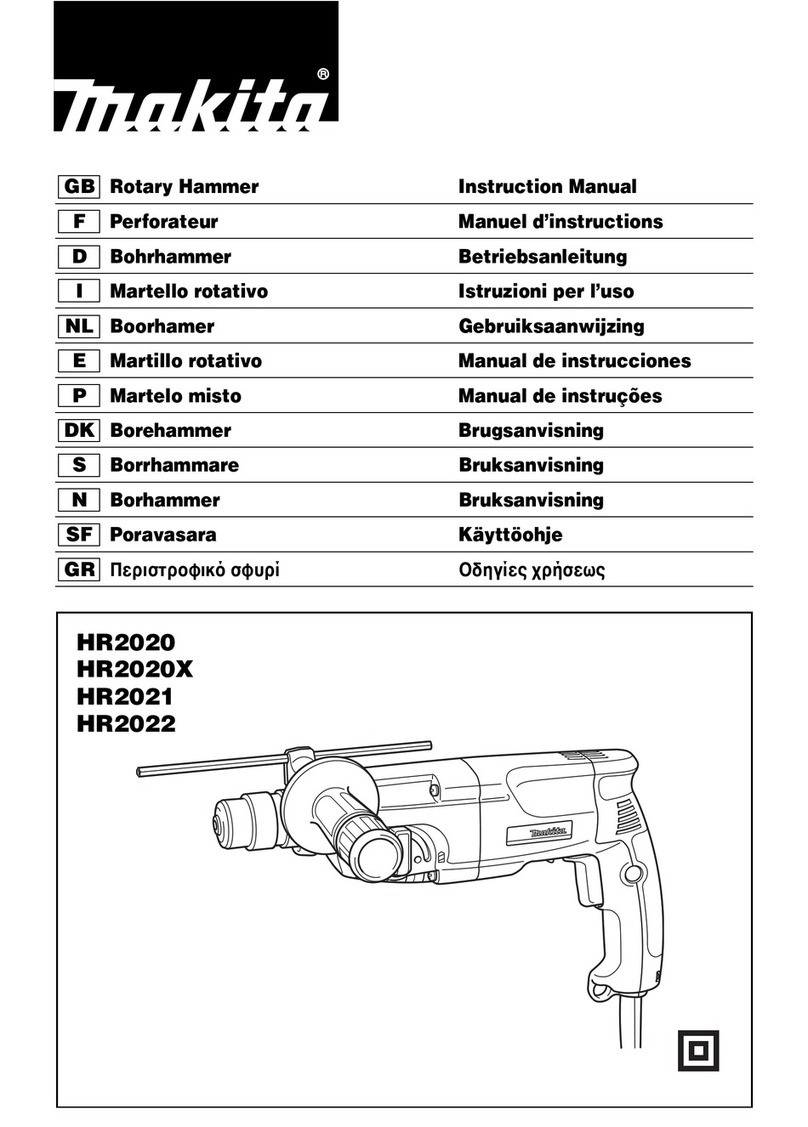 Makita HR2020 instruction manual
