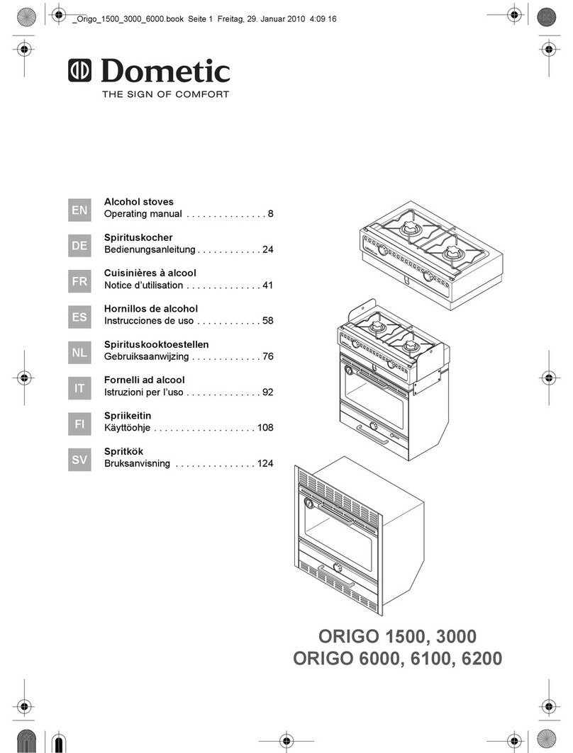 Dometic ORIGO 1500 operating manual