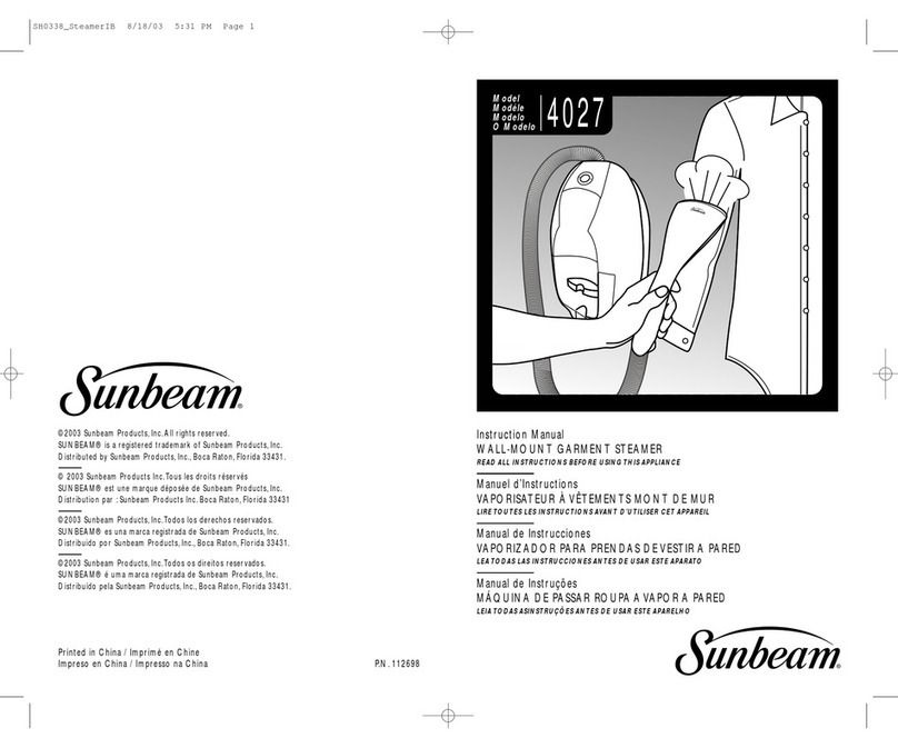 Sunbeam 4027 User manual