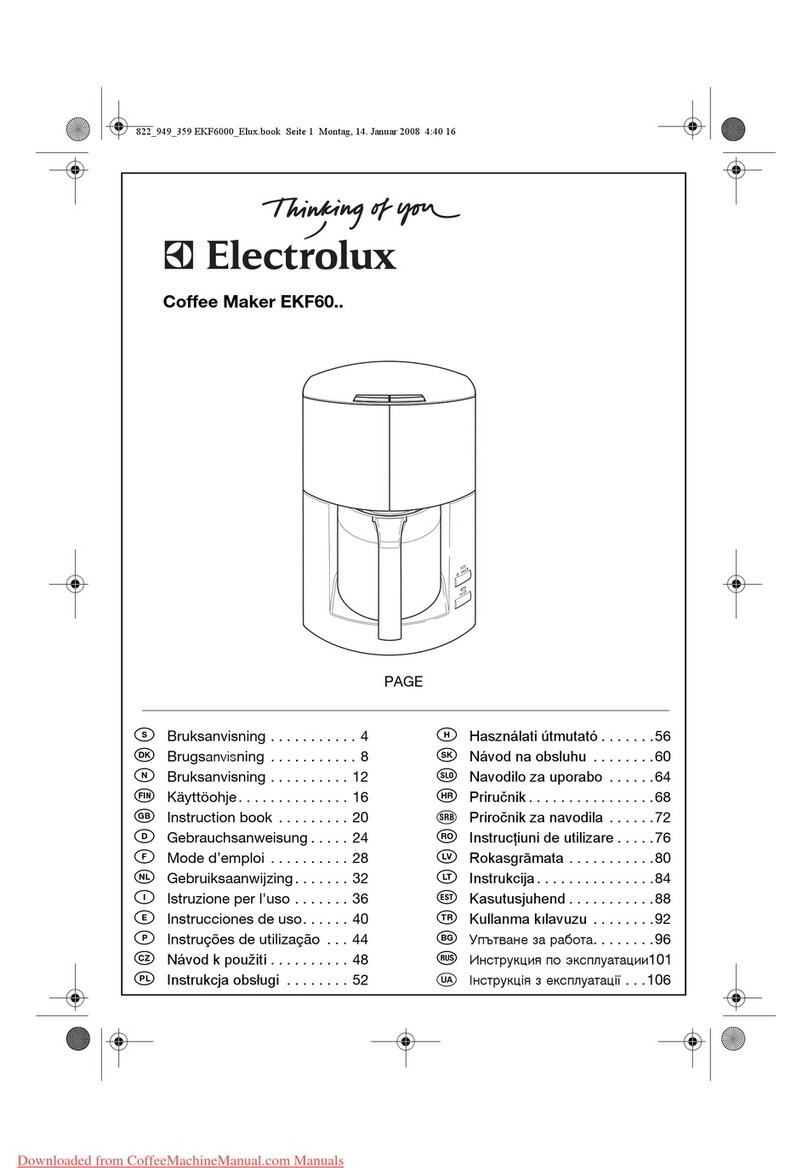 Electrolux EKF60 series User manual
