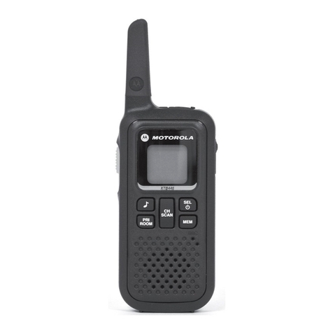 Motorola XTB446 User manual
