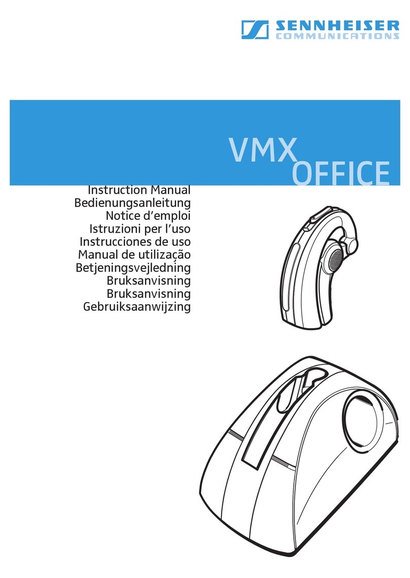Sennheiser VMX OFFICE instruction manual
