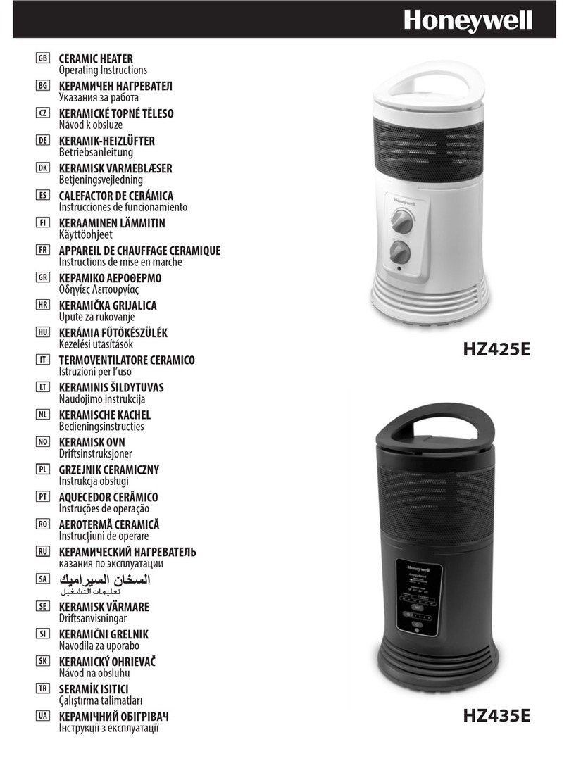 Honeywell HZ425E User manual
