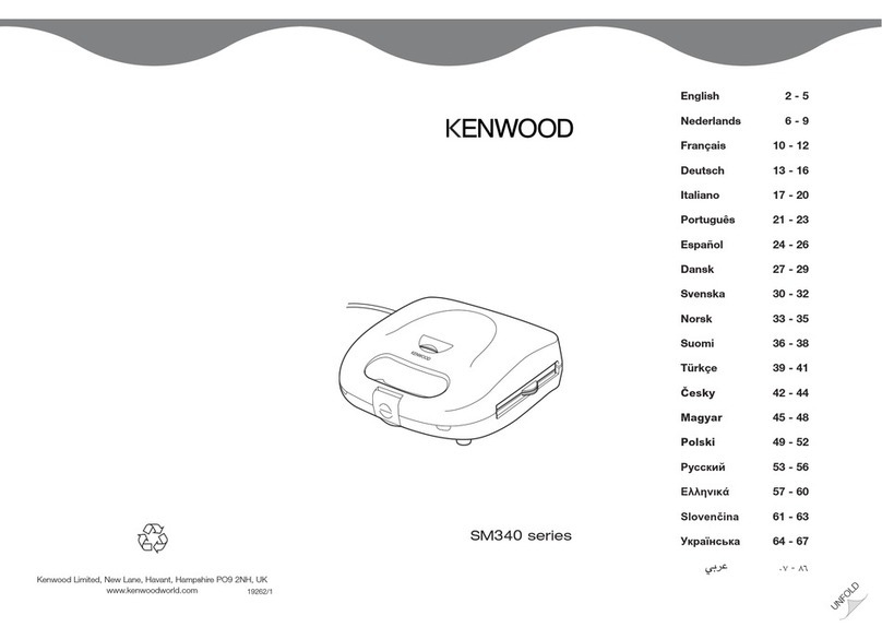 Kenwood SM340 series manual