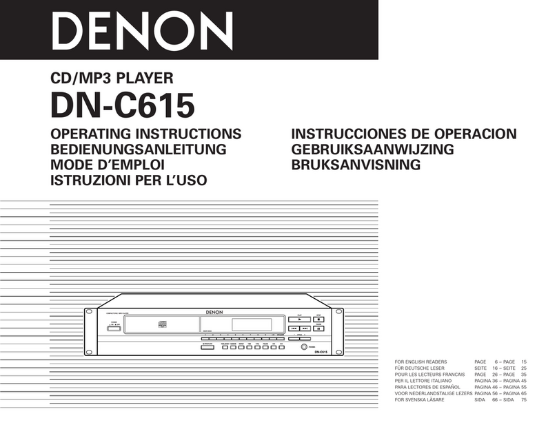 Denon DN-C615 User manual