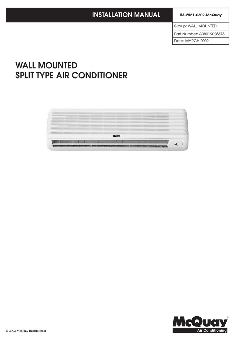 McQuay A08019025673 User manual