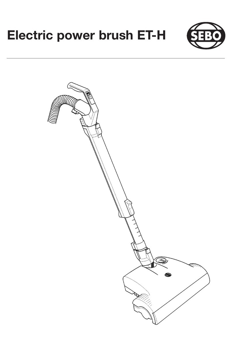 Sebo ET-H instruction manual