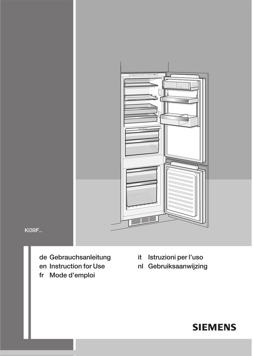 Siemens KI39F series User manual Siemens KI39F series User manual