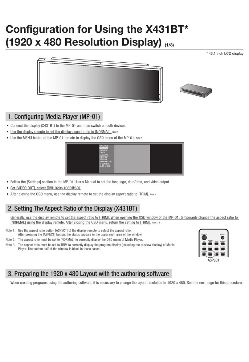 NEC MultiSync X431BT User manual