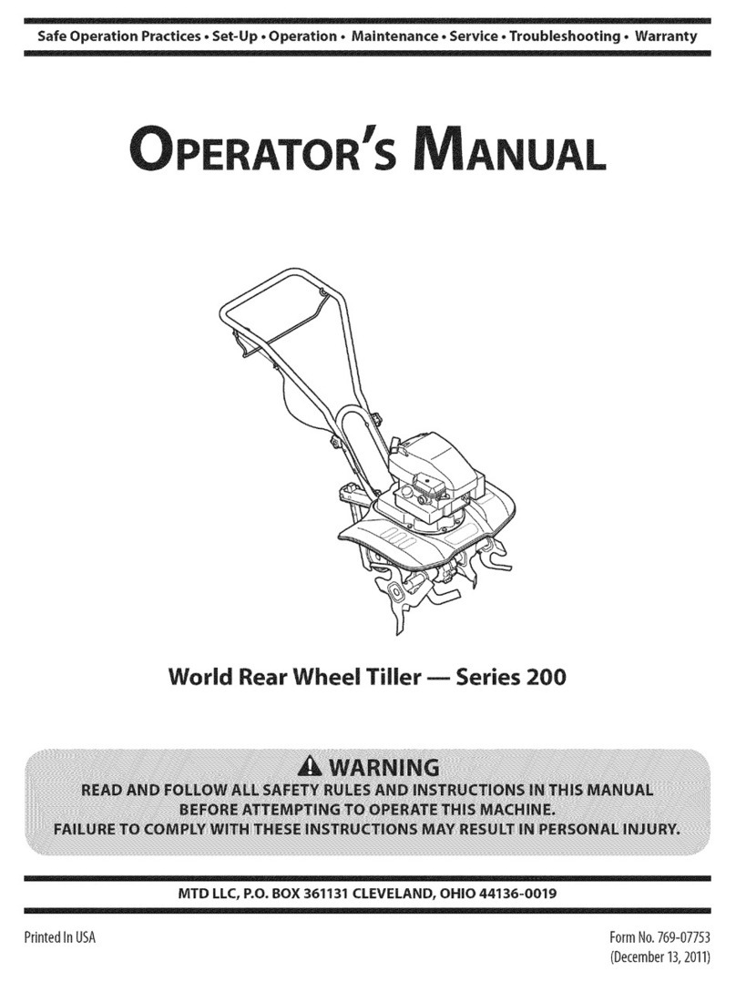 MTD Series 200 Operator's manual