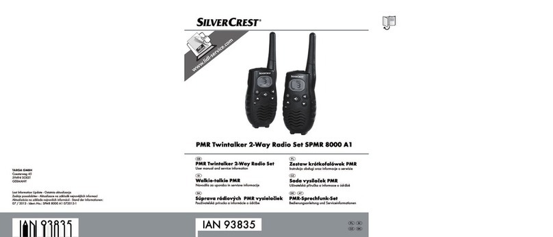 Silvercrest SPMR 8000 A1 Instruction sheet Silvercrest SPMR 8000 A1 Instruction sheet