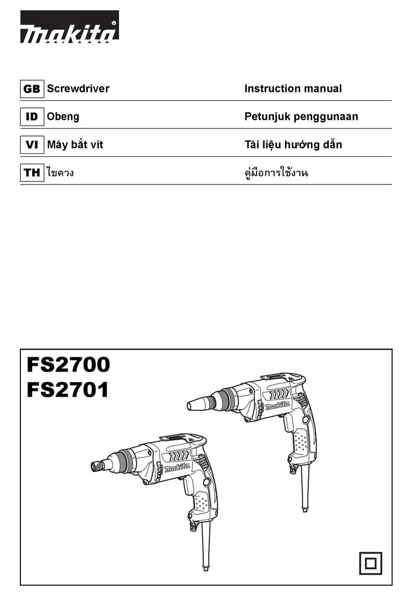 Makita FS2700 User manual Makita FS2700 User manual