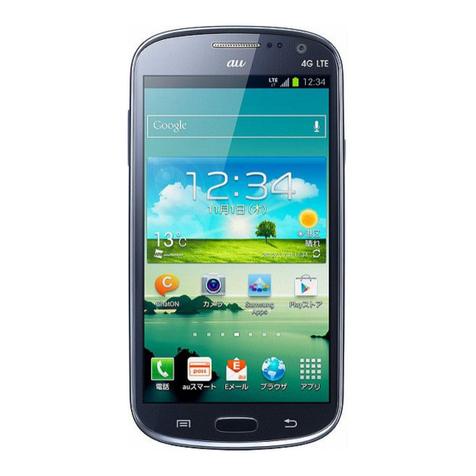 AU Samsung Galaxy S III Progre SCL21 Installation guide