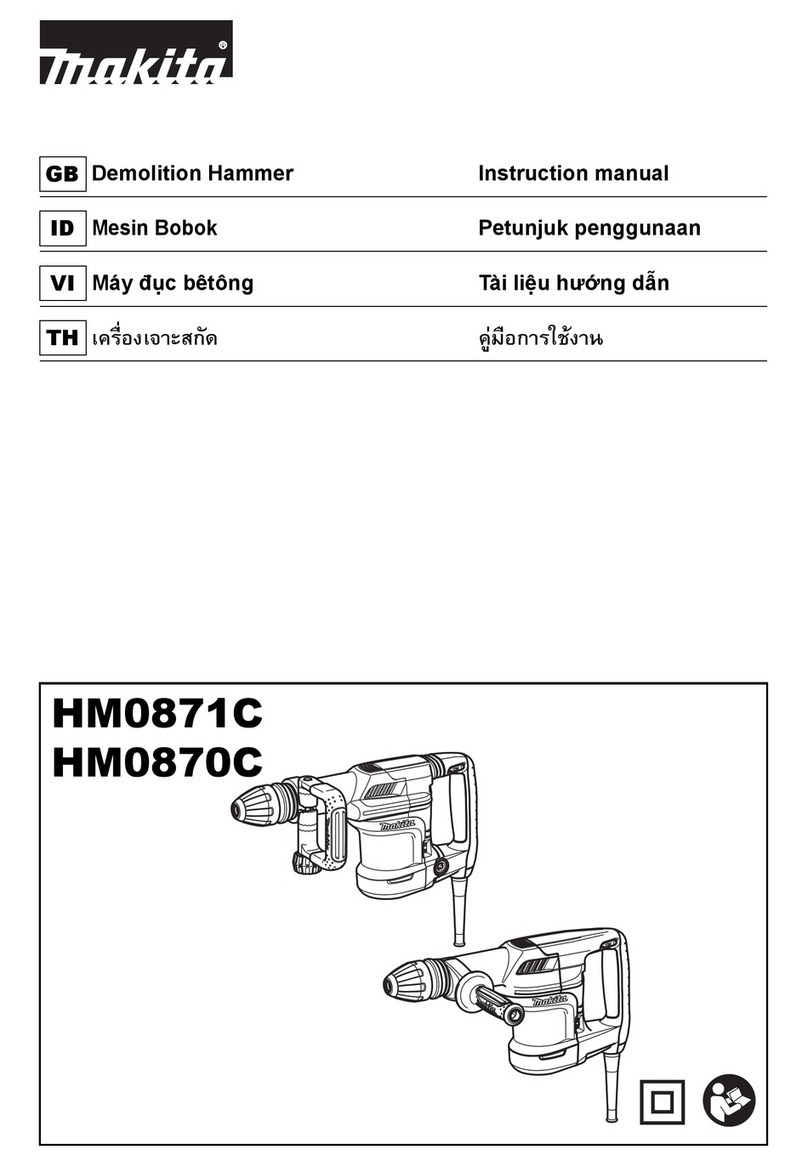 Makita HM0871C User manual
