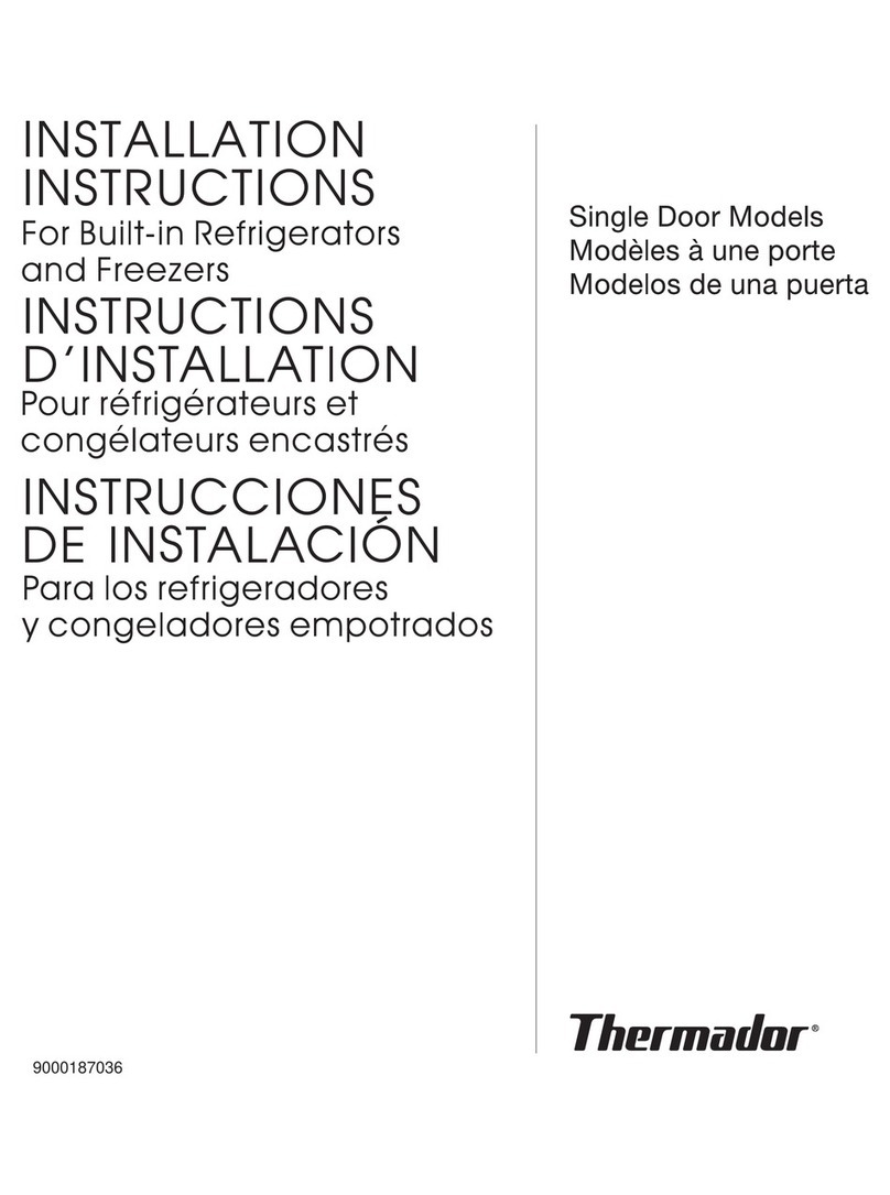 Thermador FREEDOM T24IR70 installation instructions