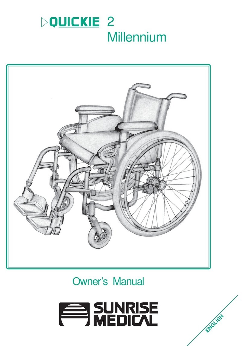 Sunrise Medical QUICKIE 2 Millenium User manual