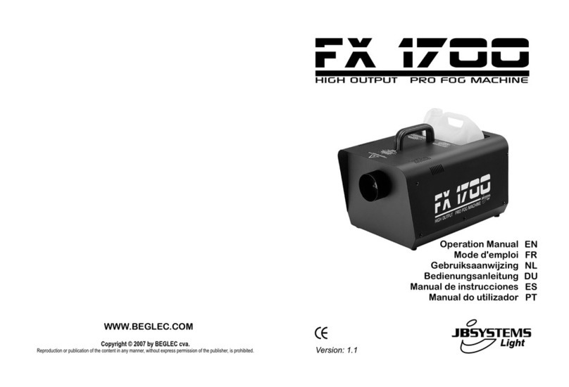JB Systems FX 1700 User manual