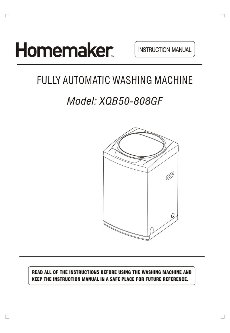 Homemaker XQB50-808GF instruction manual