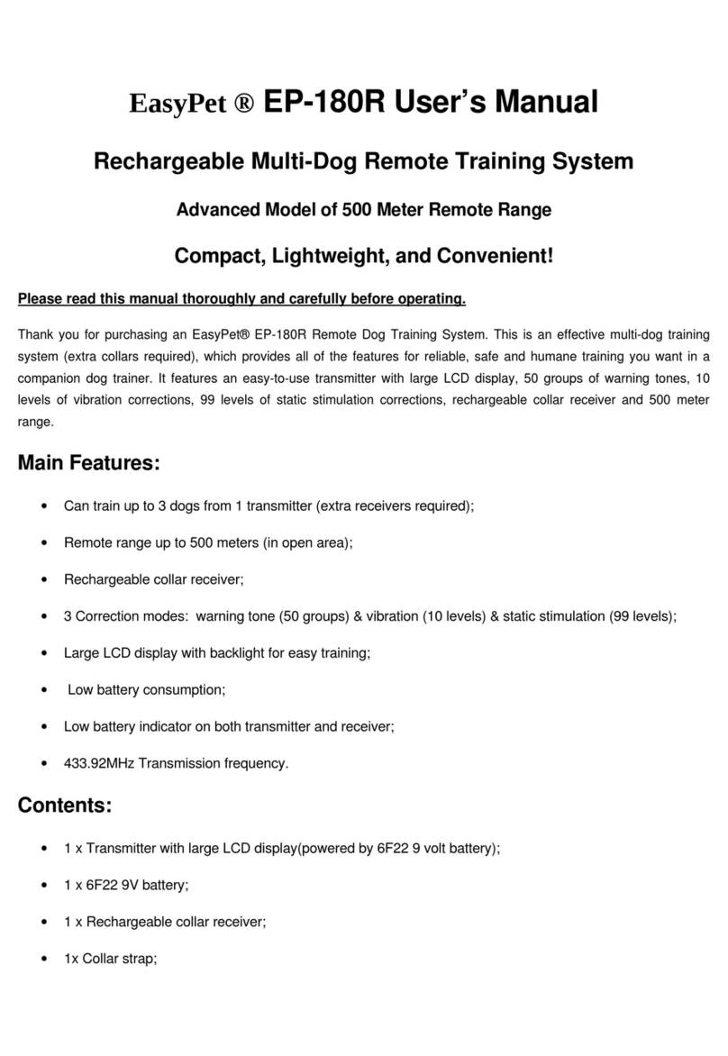 EasyPet EP-180R user manual