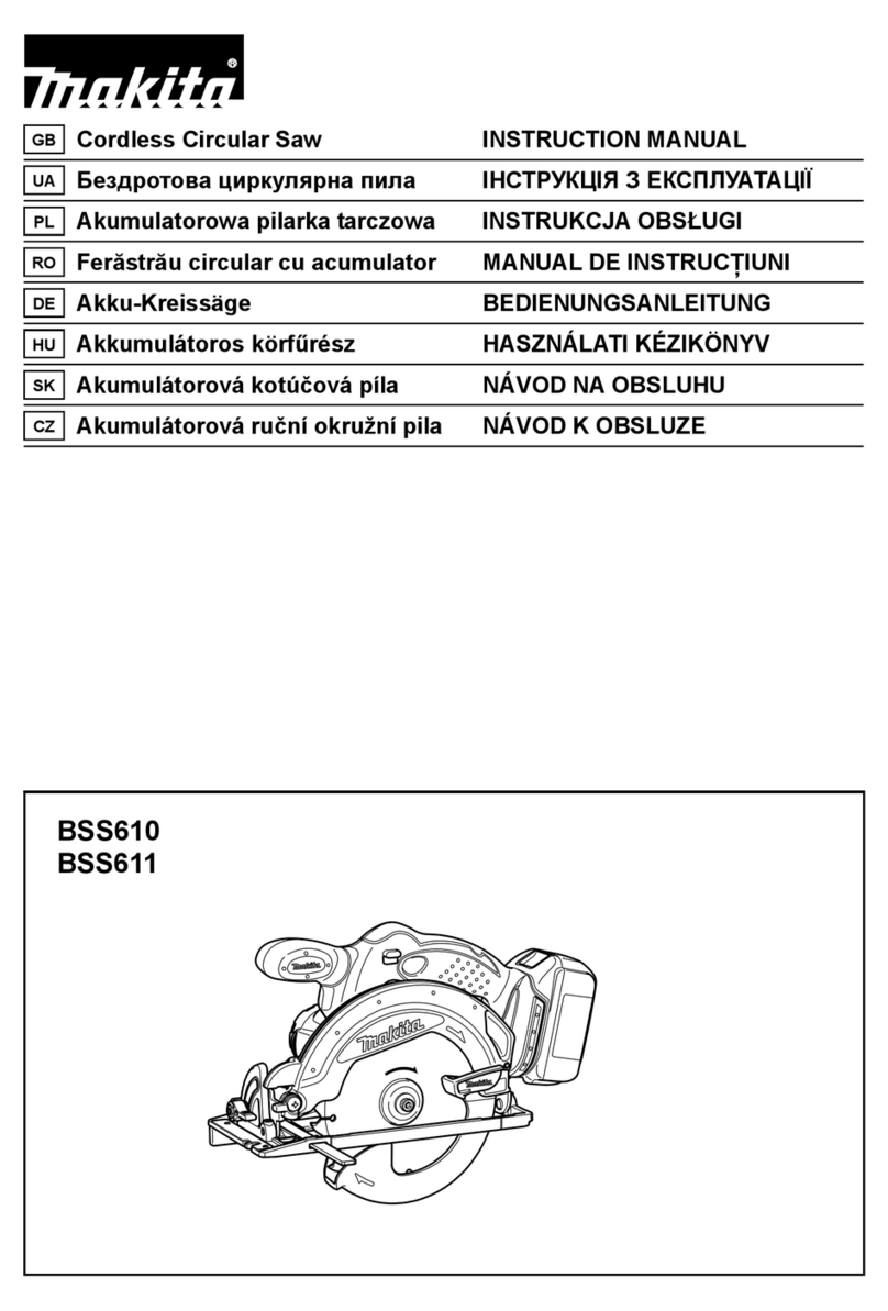 Makita Makstar BSS610 User manual Makita Makstar BSS610 User manual