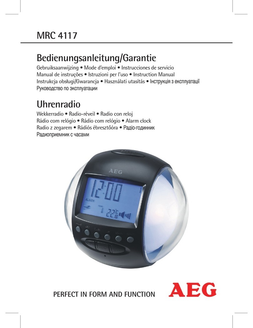 AEG MRC 4117 User manual