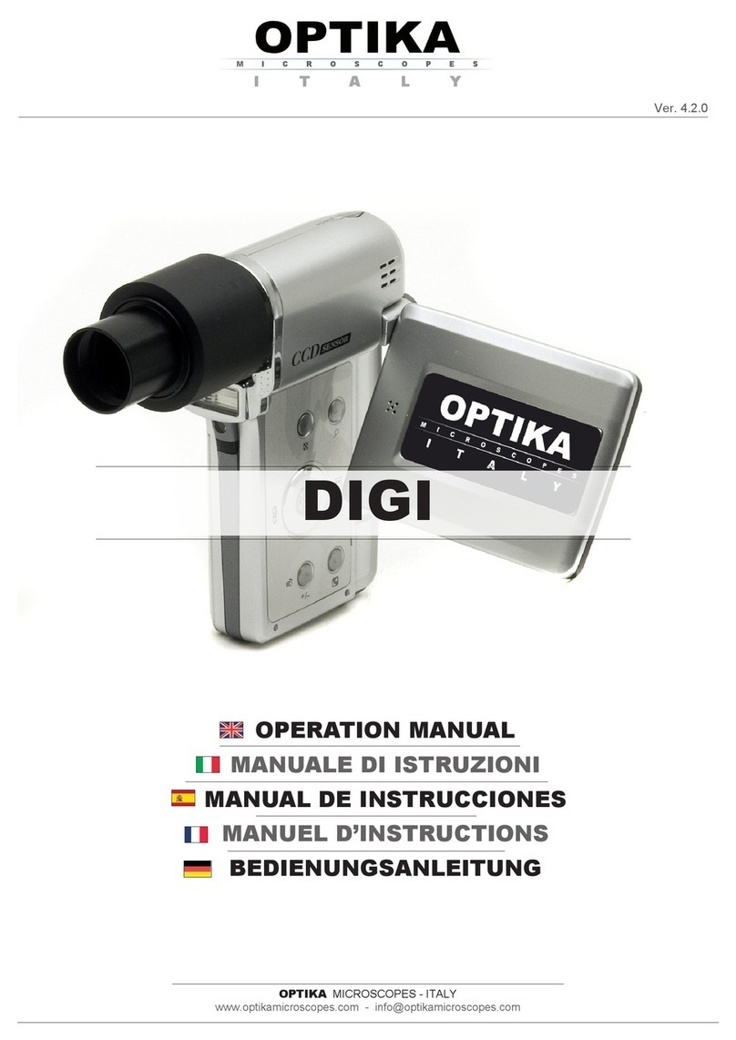 Optika DIGI Operation manual