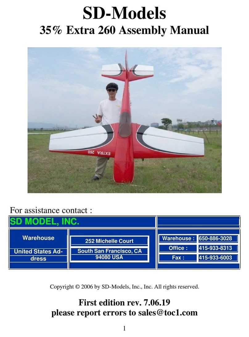 SD-Models Extra 260 Assembly manual