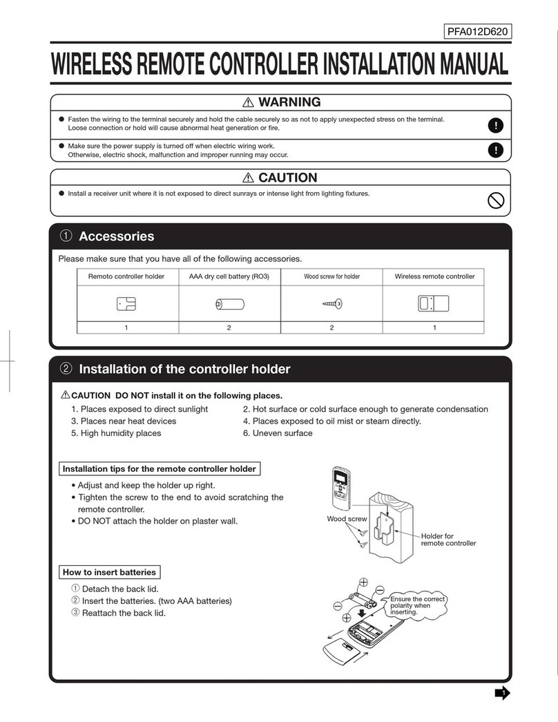 Mitsubishi Heavy Industries RCN-E1R User manual