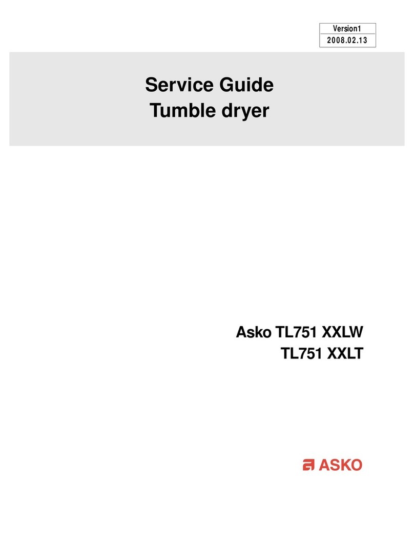 Asko TL751 XXLW User manual